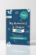 Numeracy & Shapes Tracing Workbook Age 3+